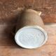 Old pitcher digoin + cove ceramic beige france vintage