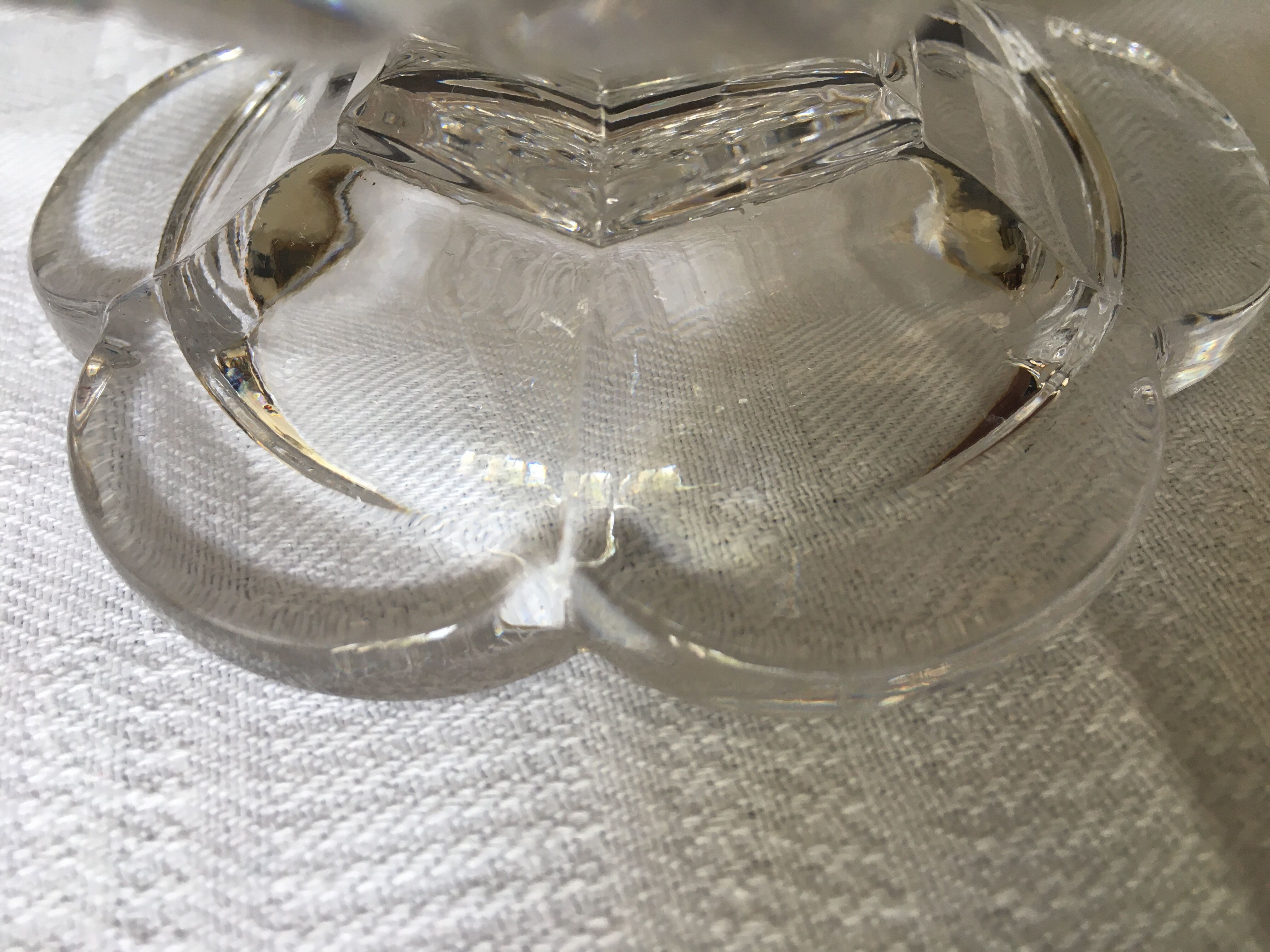 Baccarat cast crystal candy