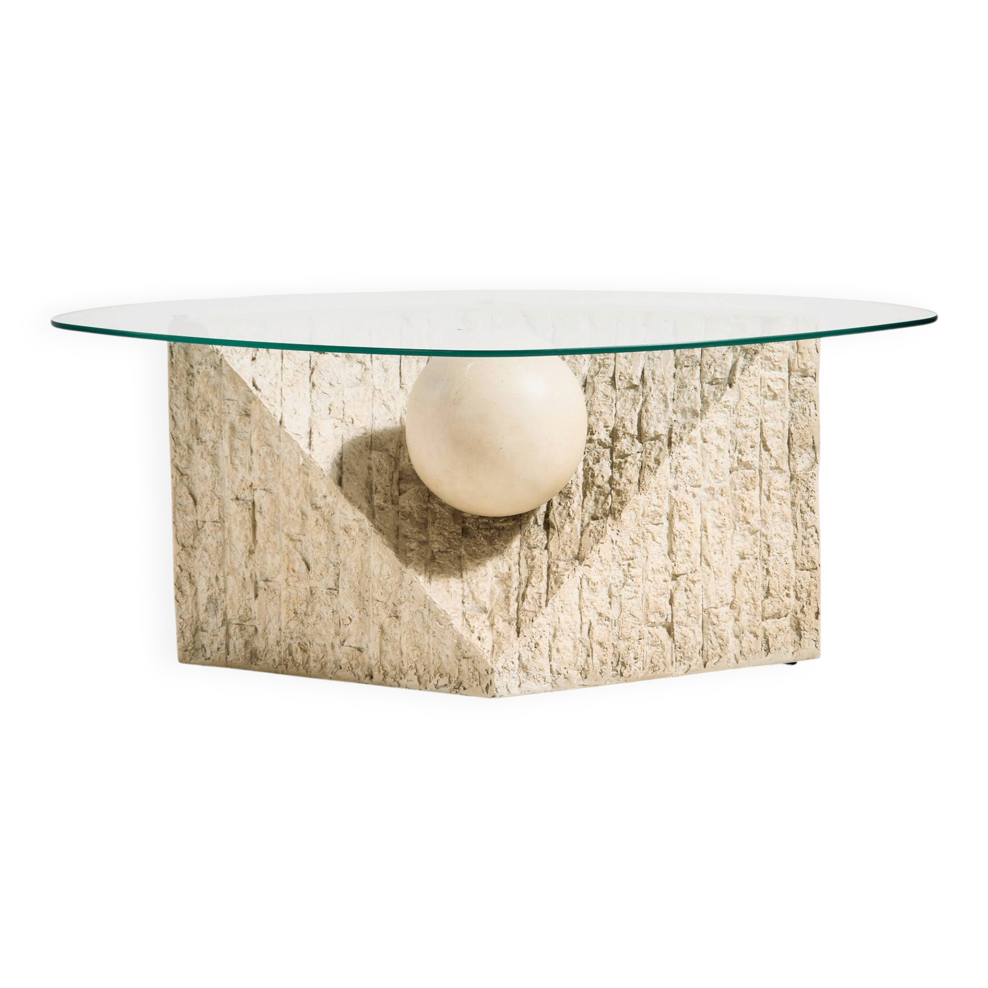 Table basse en fibre de verre