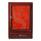 Medicine cabinet in red lacquered wood “Blood of beef”, Circa 1930