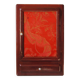 Medicine cabinet in red lacquered wood “Blood of beef”, Circa 1930