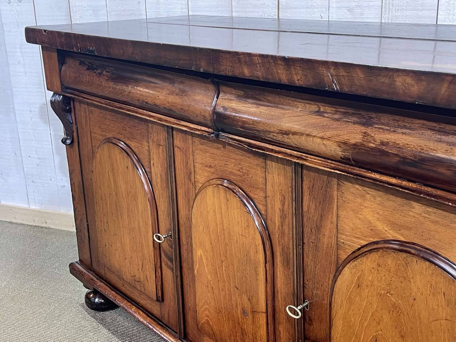 Enfilade Victorienne 19ème en acajou