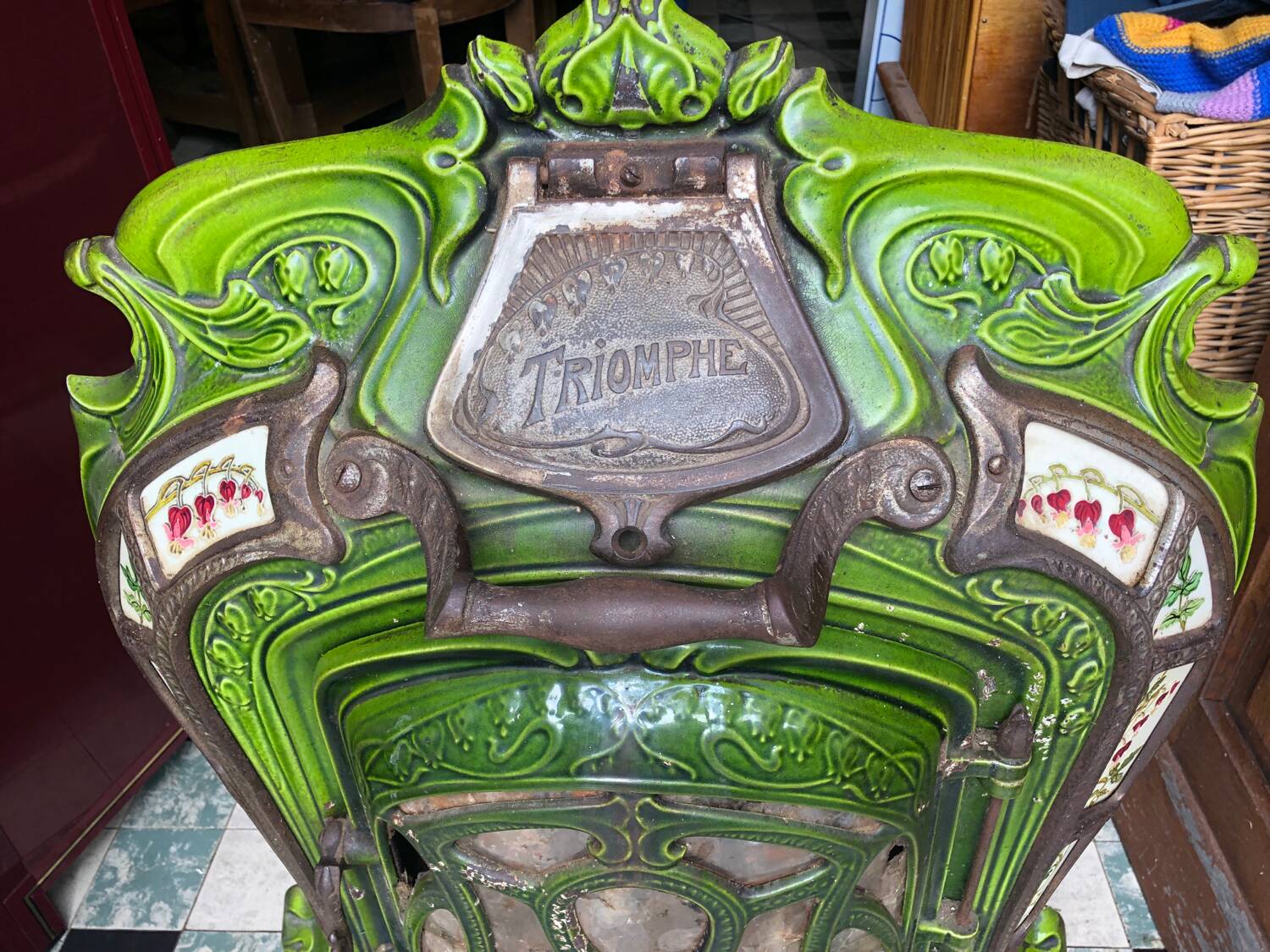 Art Nouveau stove