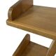 Vintage pyramid cabinet bookcase solid wood design