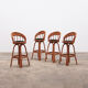 Bamboo bar stools 1970 France