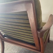 Pair of Scandinavian armchairs De Ster Gelderland in teak 60s