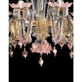 Early 21st century venetian Murano glass chandelier