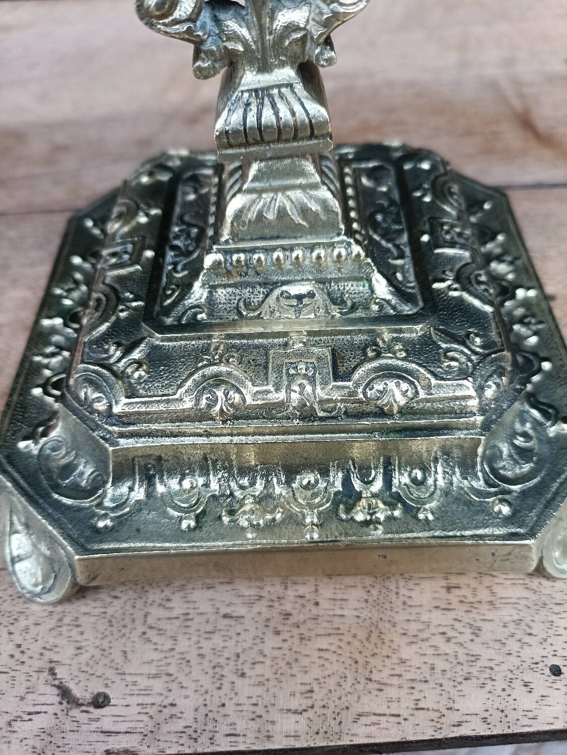 Bougeoir second Empire en bronze