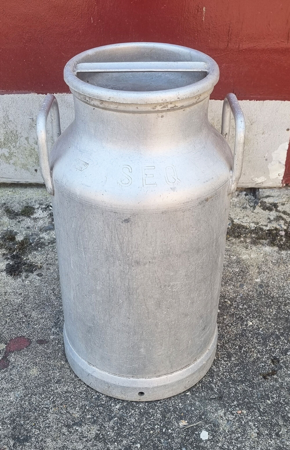 Large milk jug hugonnet, seq, dijon, vintage, 50s