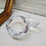 Crystal apple ashtray