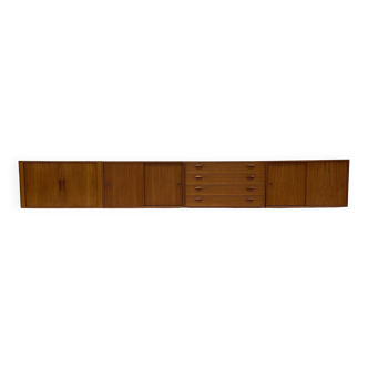 Kai Kristiansen Teak Cabinets By Feldballes, 1960s.