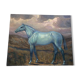 Tableau d'un cheval style naïf