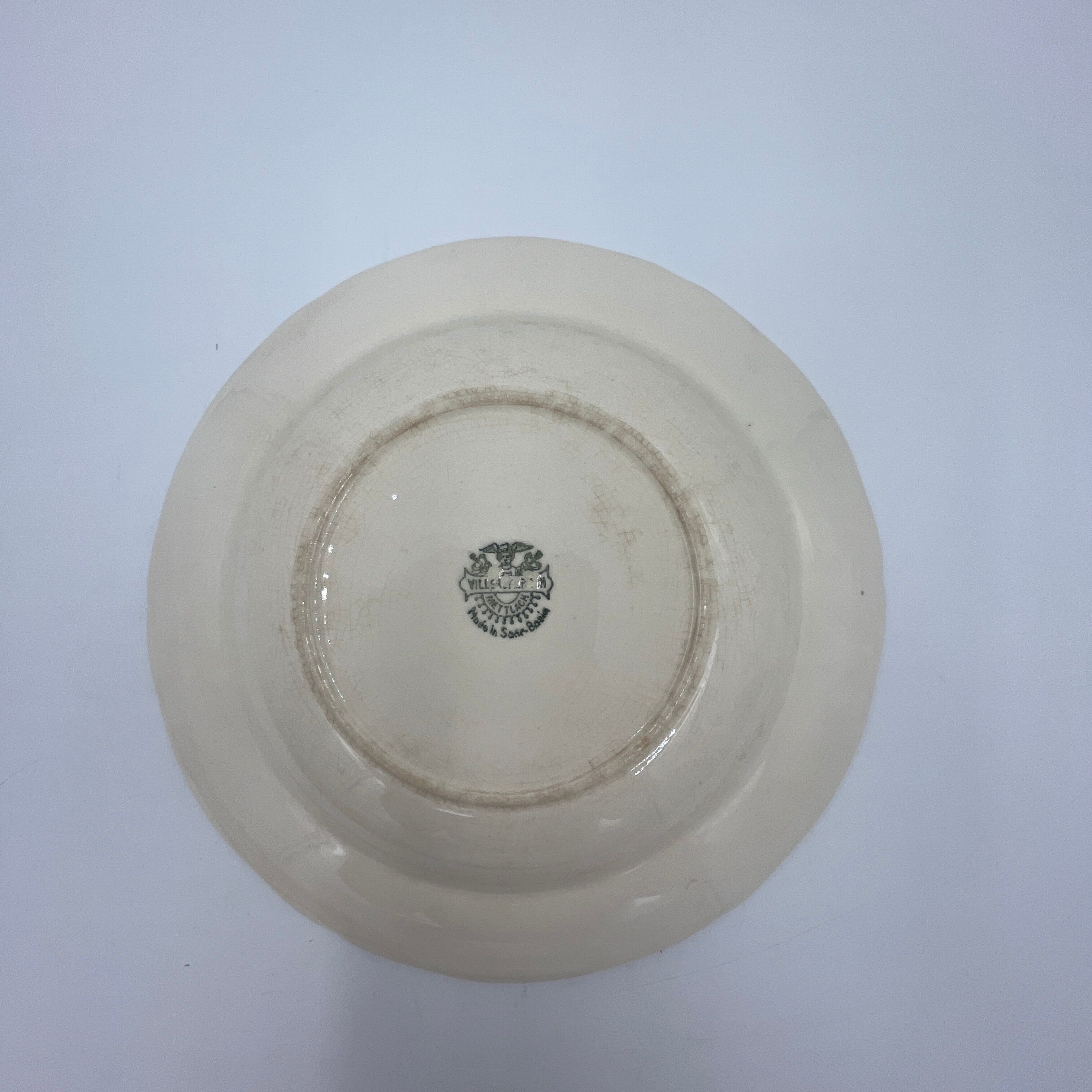 Mettlach Villeroy & Boch flat plate from Sart-Bassin