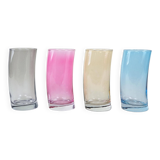 Set of glasses, Italian design, 1980s, production: Italy