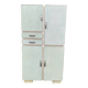 Vintage kitchen cabinet in blue Formica (sea green)