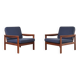 Mid-Century Danish Teak Lounge Chairs by Arne Vodder for Komfort, 1960s, Se
