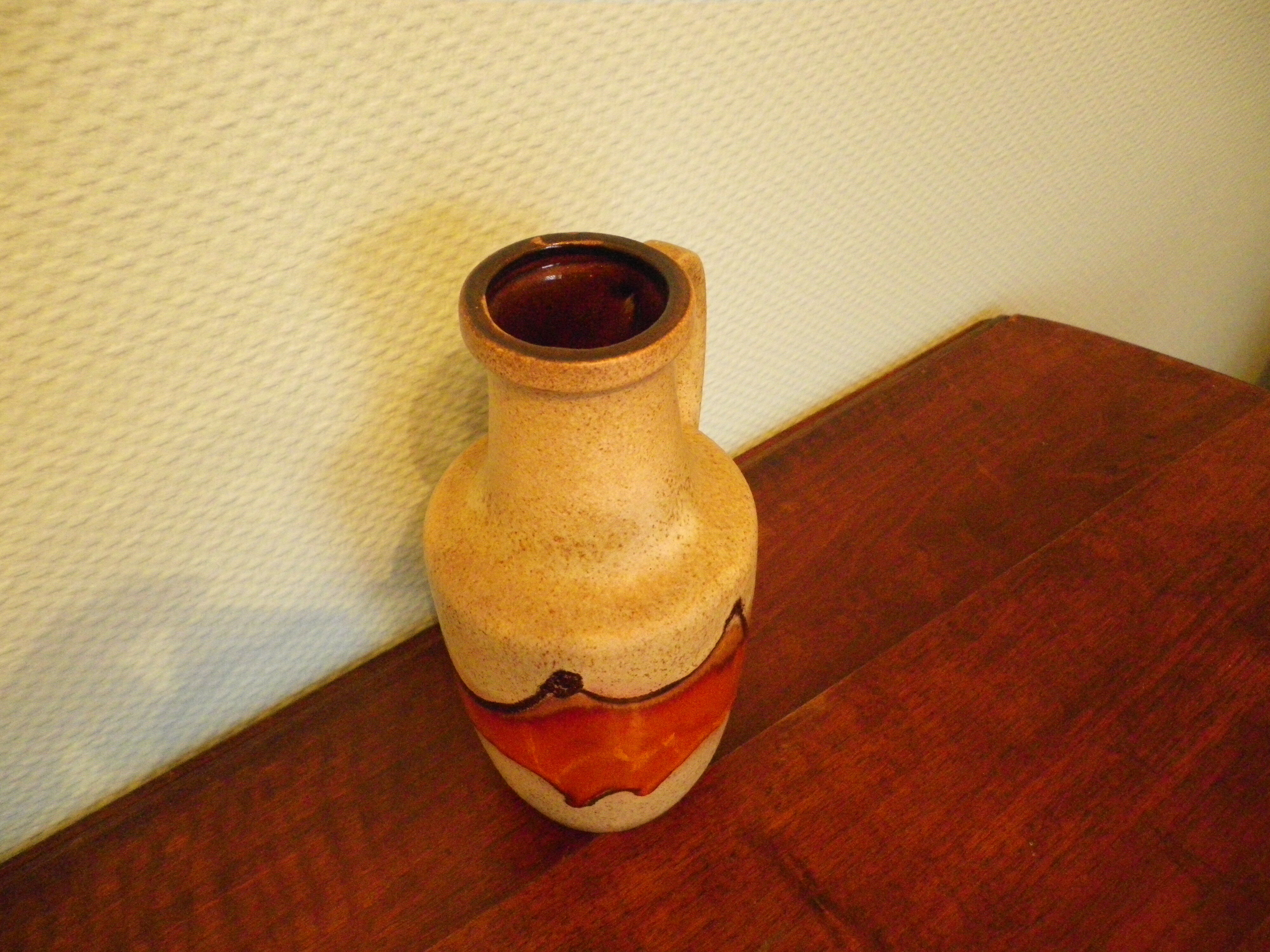 W. Germany ceramic vase, Model 404-26, 60s