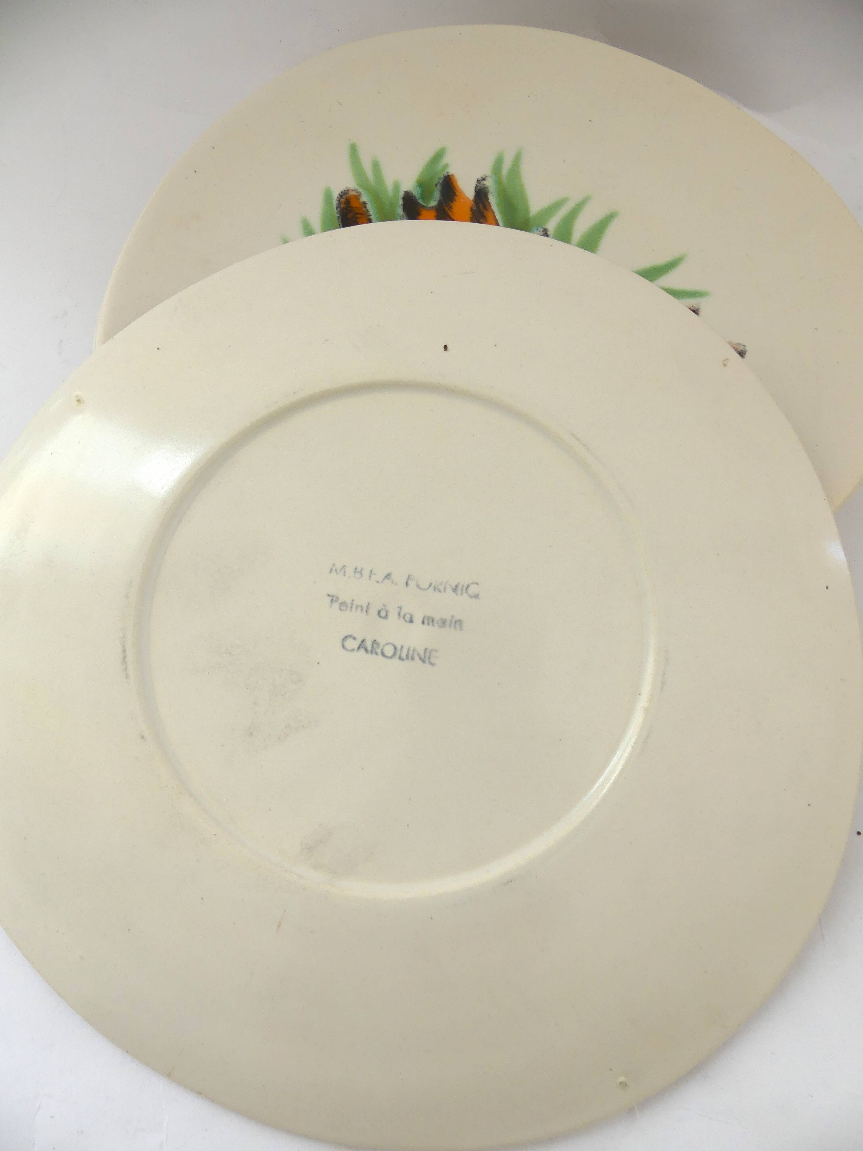MBFA Pornic dessert plates