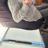 Pair of brown corduroy armchairs