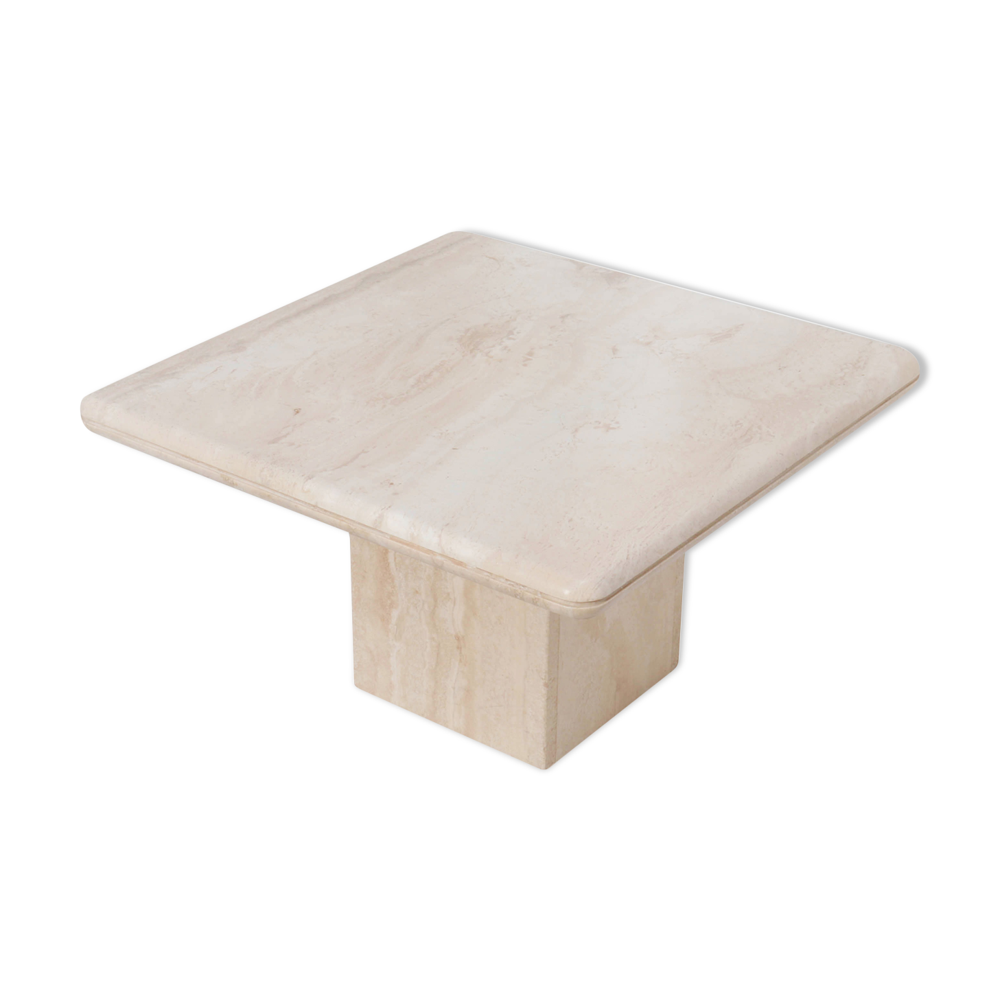 Vintage travertine coffee / side table