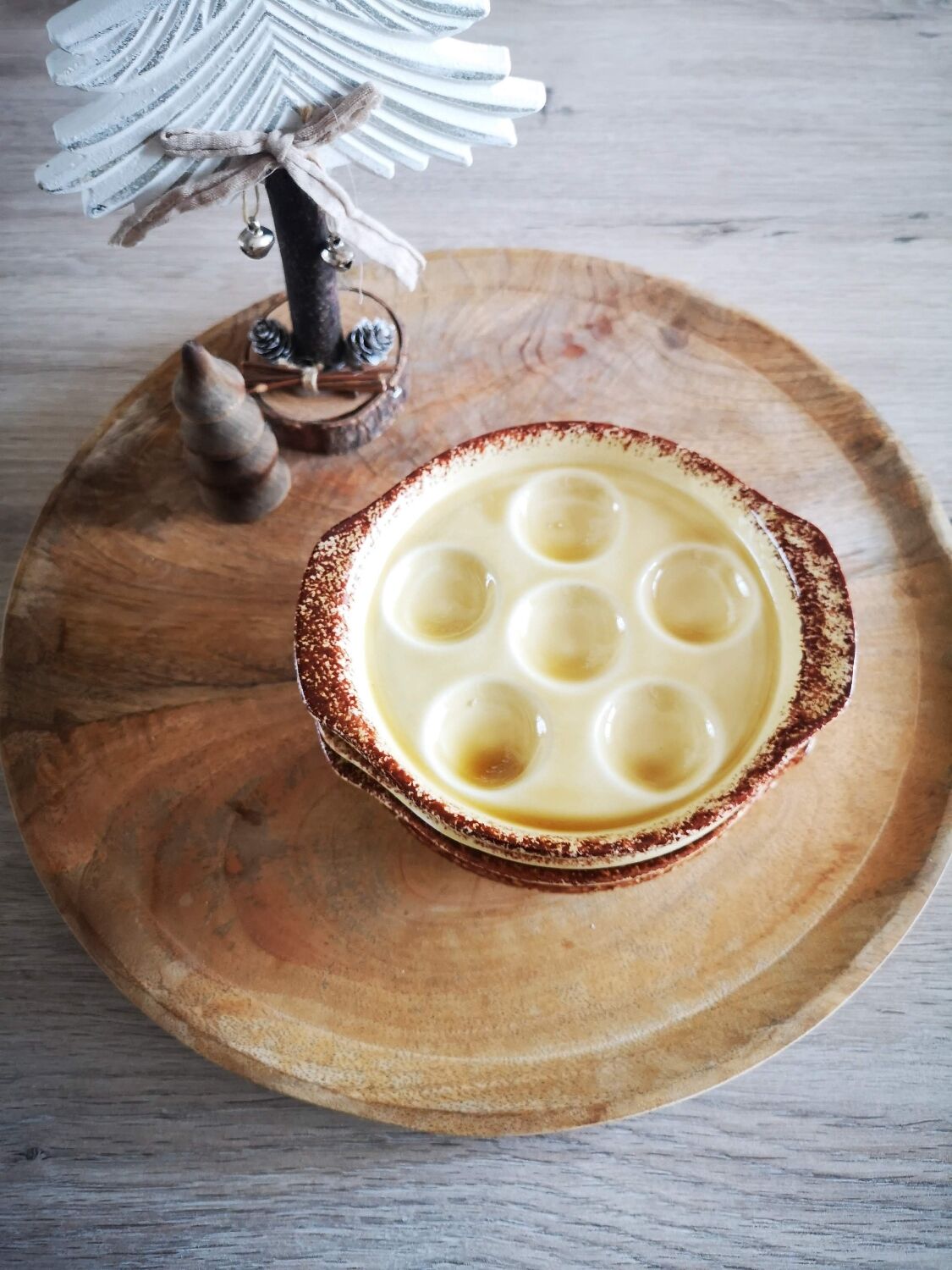 Set of 4 snail plates