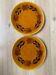Set of 2 plates in earthenware of St Amand