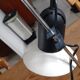 Height adjustable vintage lamp