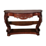 Large mahogany dining console