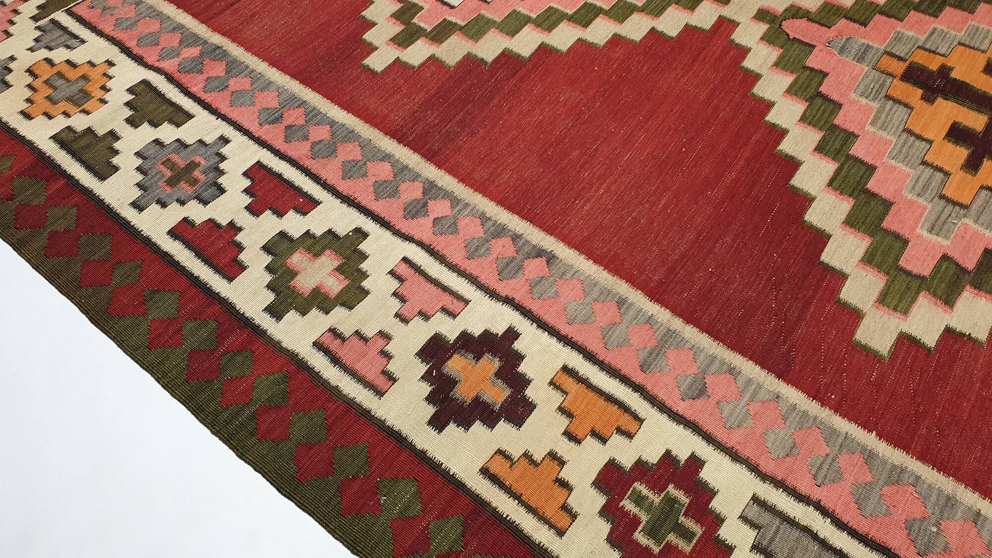 Turkish kilim rug, 260x148 cm, MYK-842