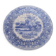 Set of 6 English plates with "Flowers" pattern.