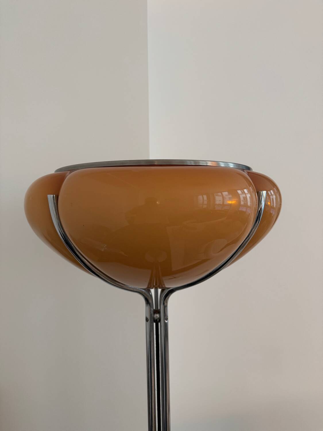 Pair of Gae Aulenti Quatrofoglio 70s floor lamps
