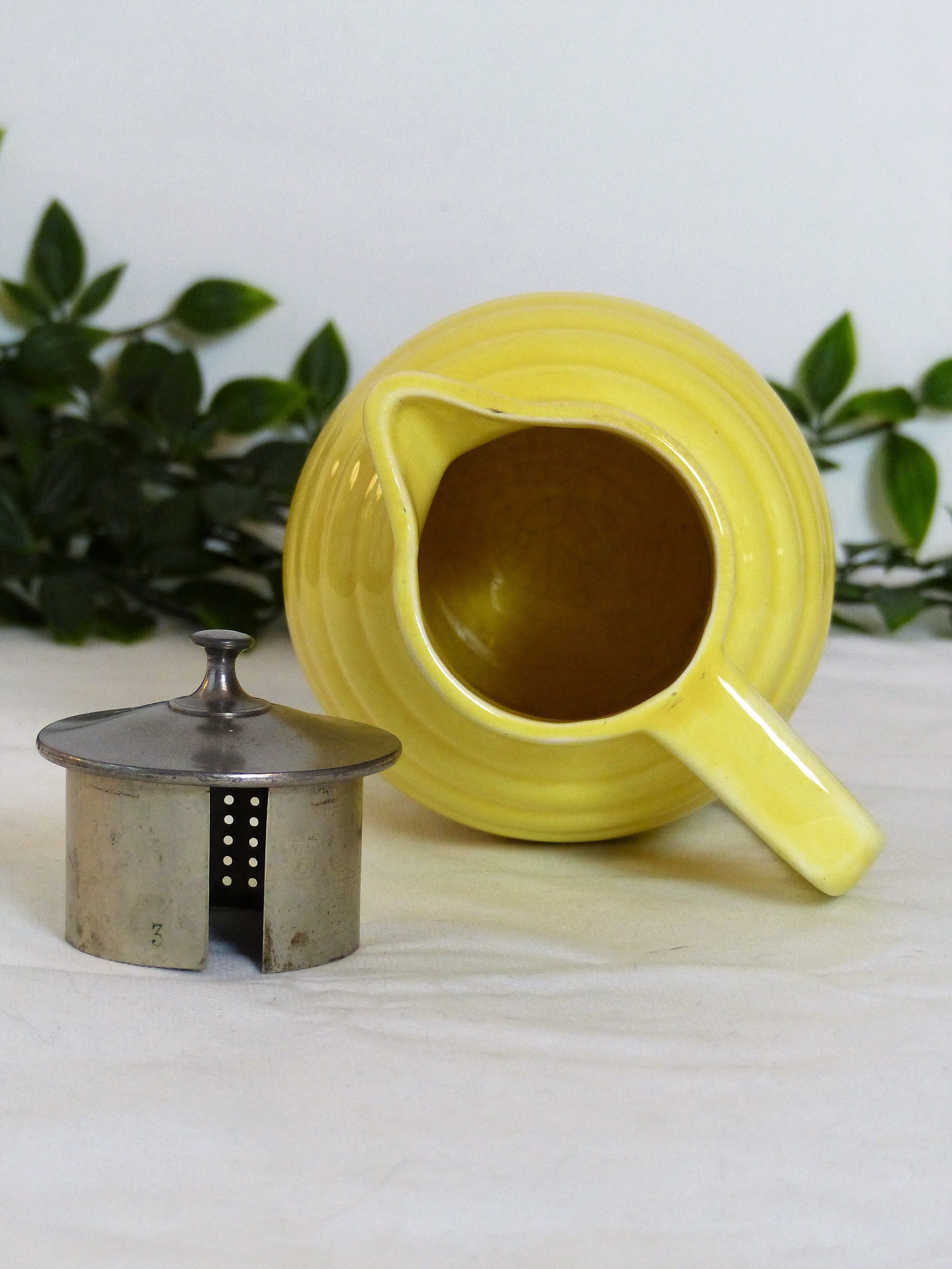 Vintage earthenware pitcher