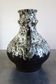 Vintage ceramic vase fat lava West Germany