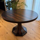 Elegant Extendable Dining Table in Macassar, Italy, 1970s