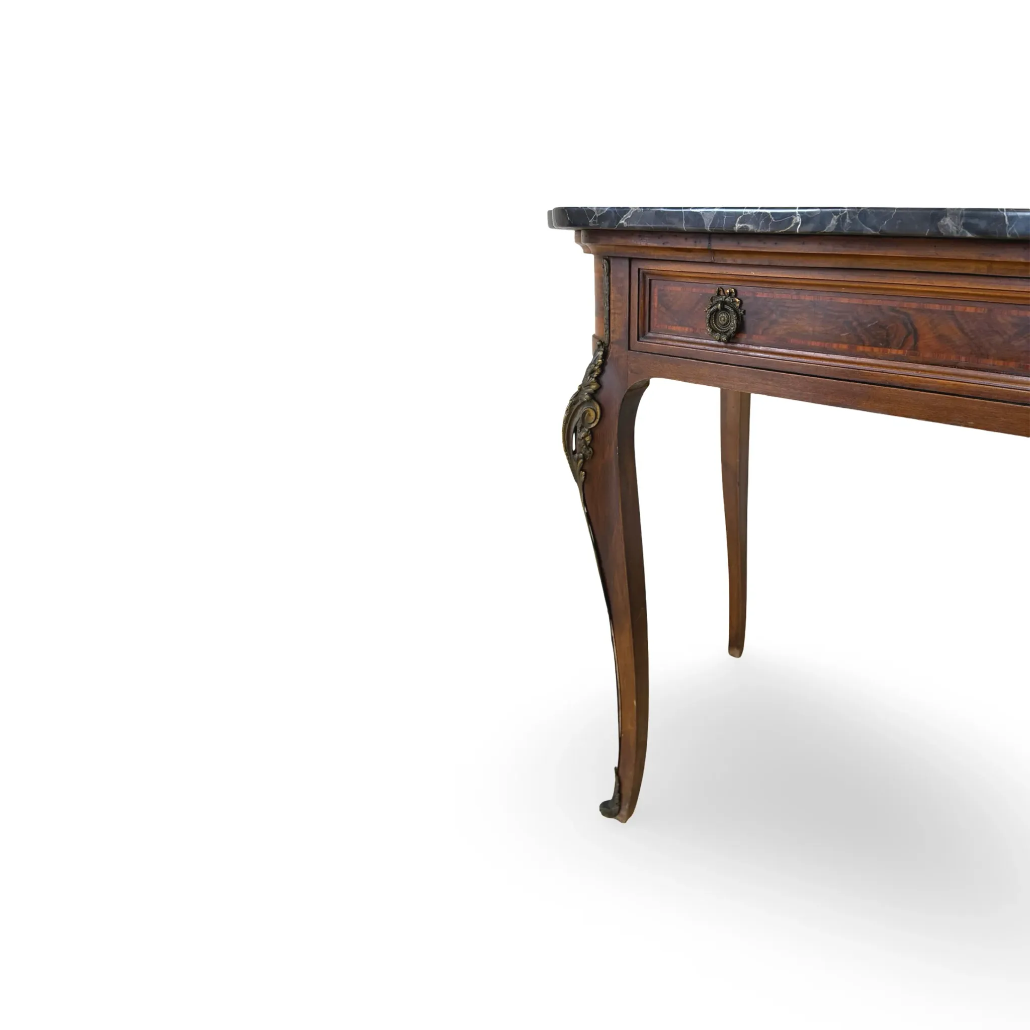 Table console avec plateau en marbre – 19e siècle