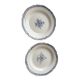 Pair of black earthenware dishes
