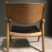 CH28 Sawbuck Lounge Chair by Hans Wegner for Carl Hansen & Søn, 1950s