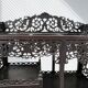 Richly carved antique Chinese display shelf – 19th century
