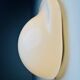 Tortue Opaline Glass Wall Lamp By Rodolfo Bonetto For Candle, Italy, 1970S