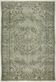 Tapis Vintage Turc Vert Sauge à Médaillon 287 x 193 cm