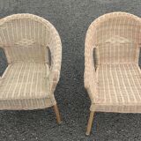 Paire de chaises pour enfants