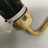 Danish “swing arm” wall lamp in brass by Lyskaer Lightning (LB) 1980s.