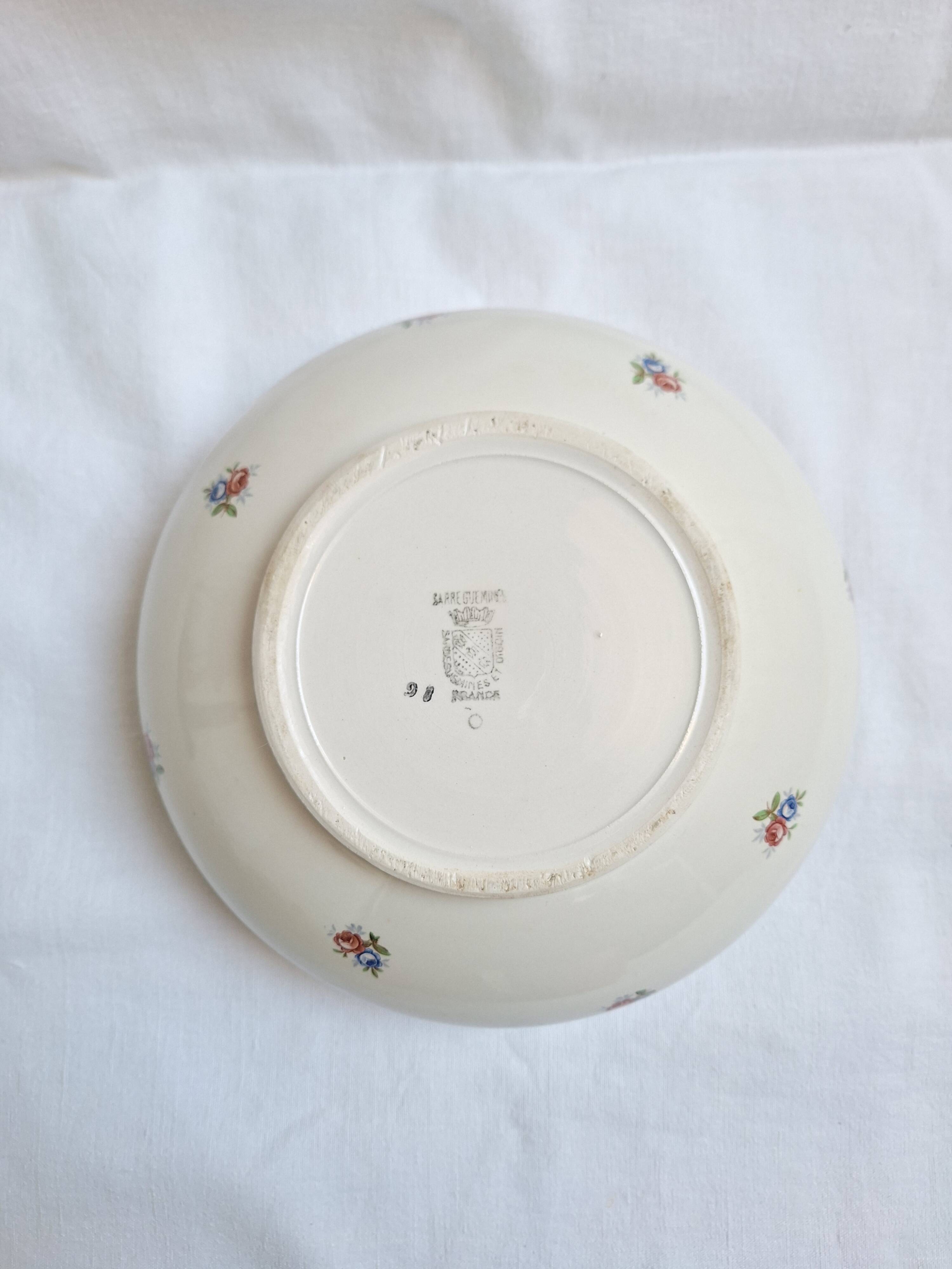 Sarreguemines and Digoin salad bowl