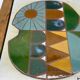 Céramique murale « poisson » signée Beauregard, 1960