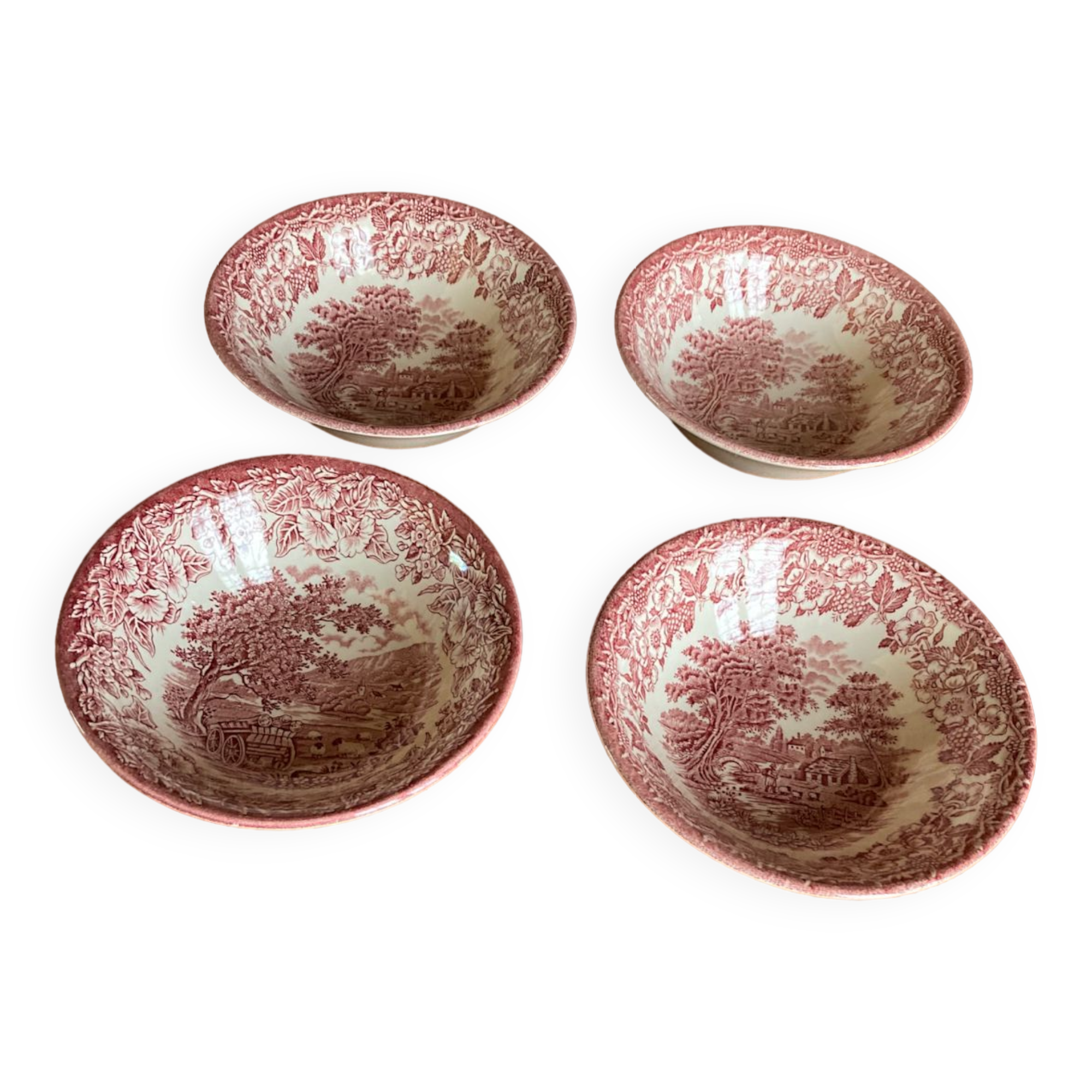 4 EIT England cereal bowls