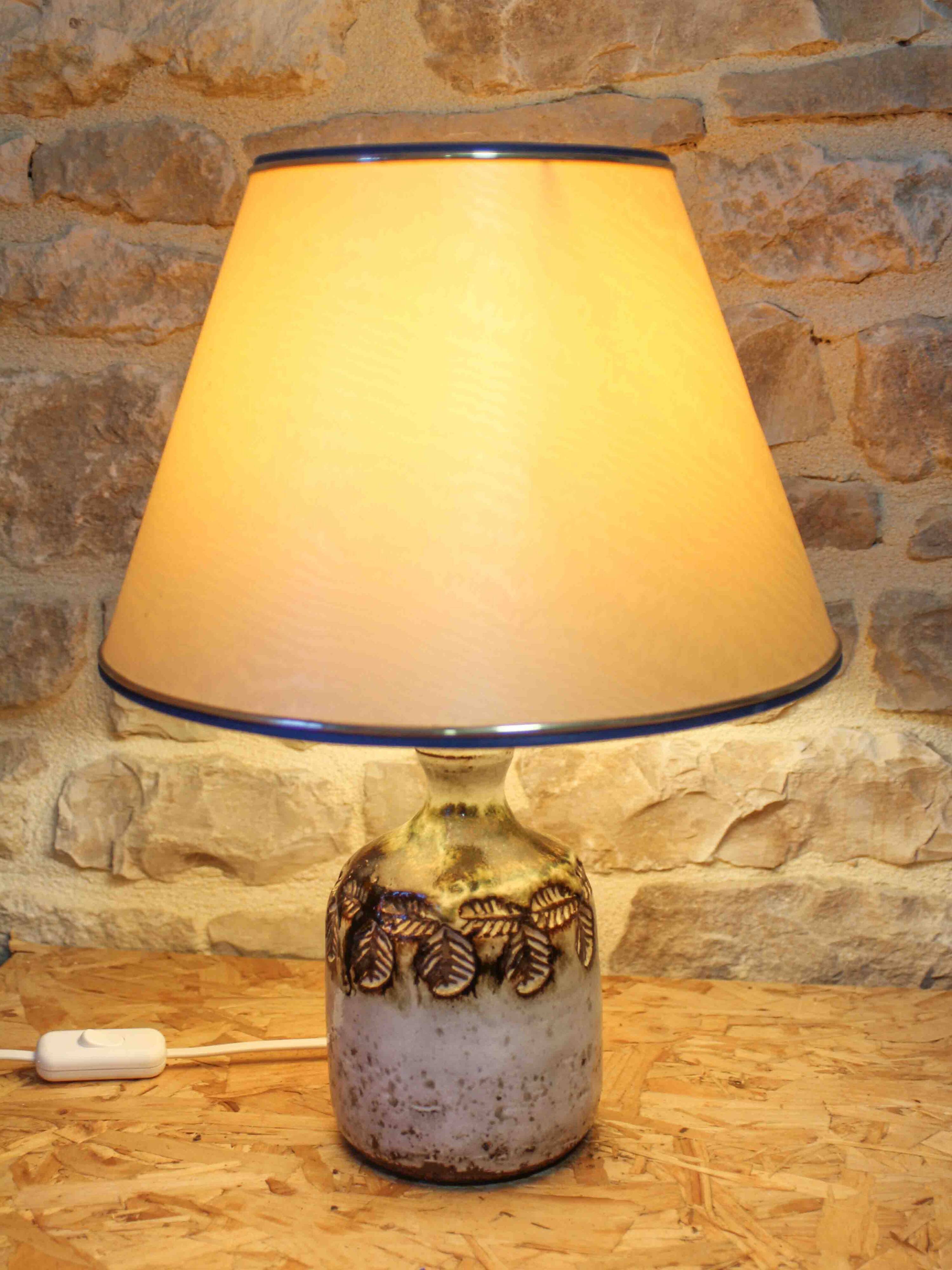 Pied de lampe en grès Albert Thiry