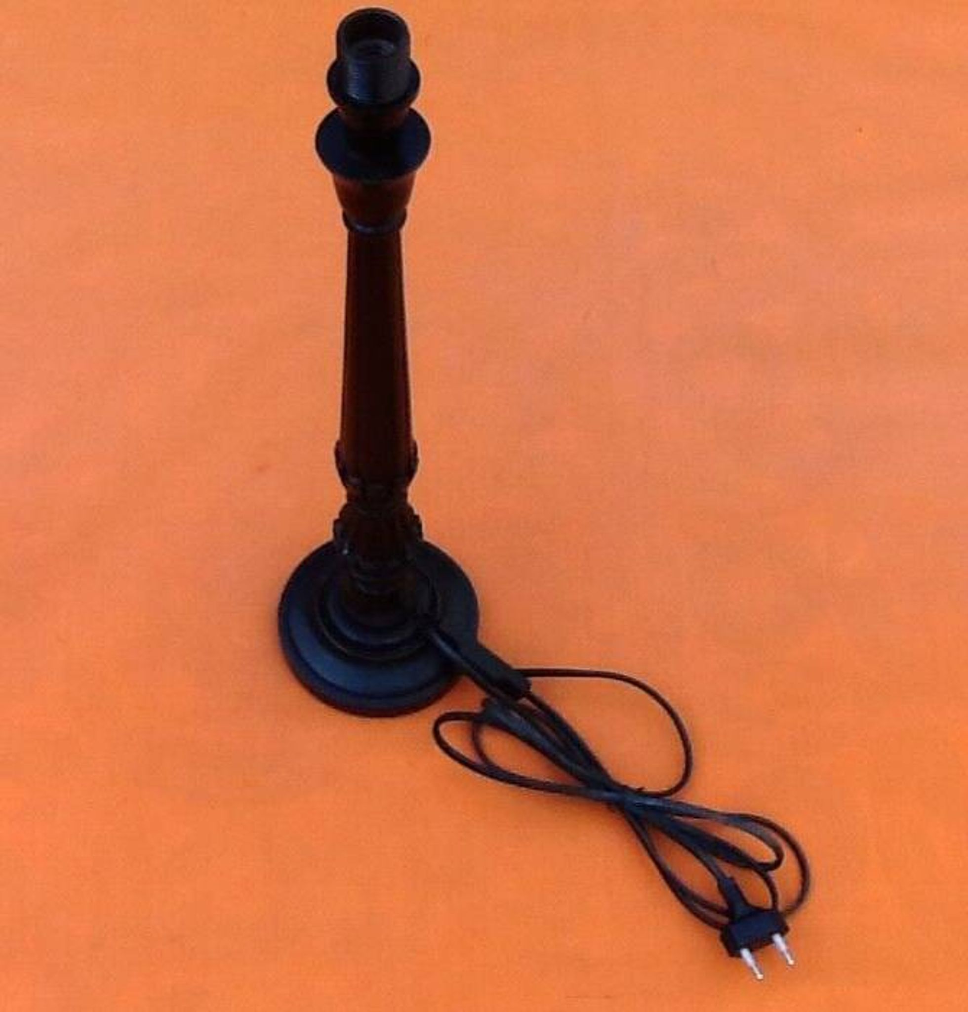 Lampe à poser   Cloche abat jour / Tulipe verre granité