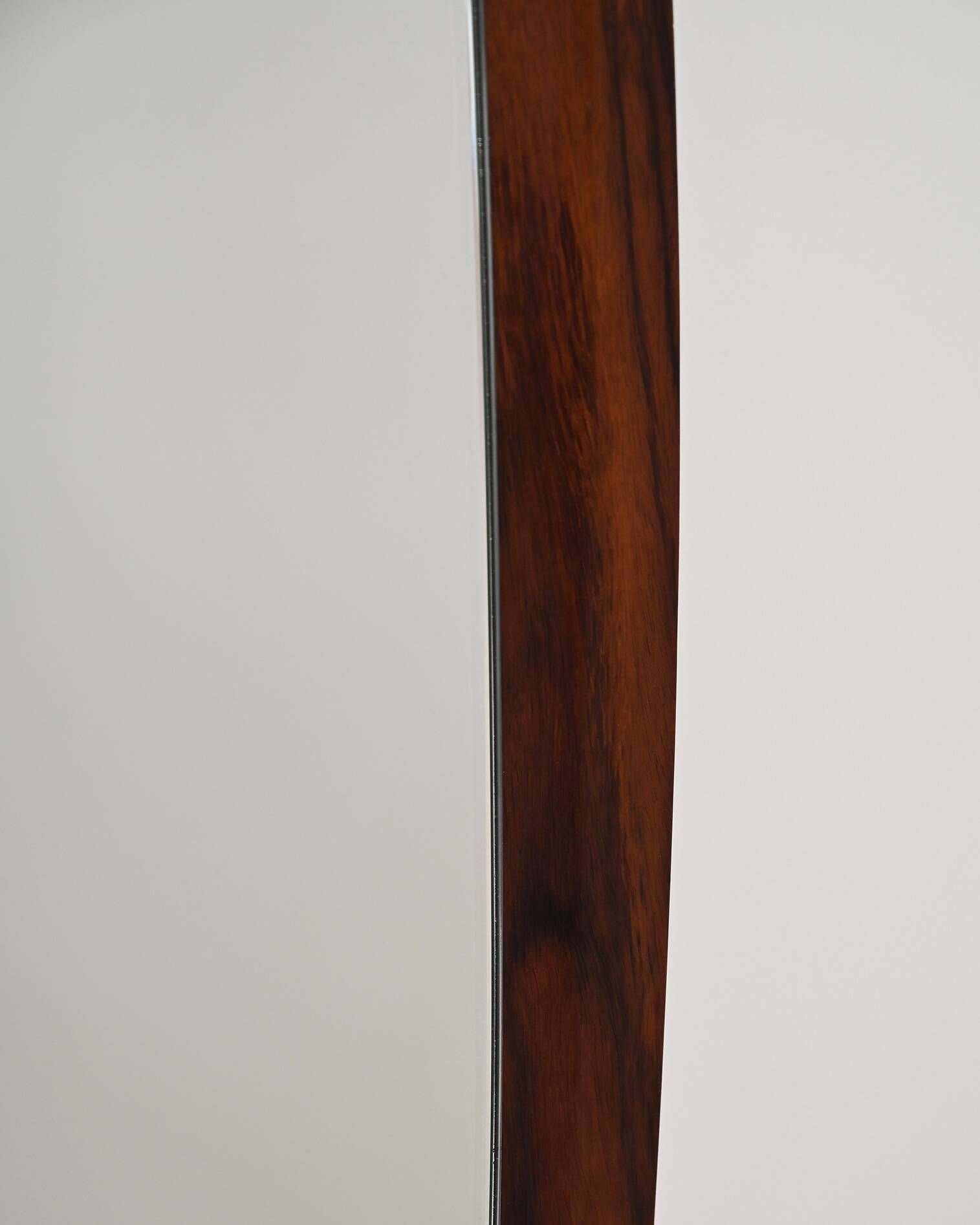 Scandinavian rosewood mirror, 1960s