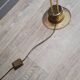 Gold metal counterweight lamppost