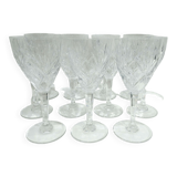 saint-louis- model chantilly 11 water glasses